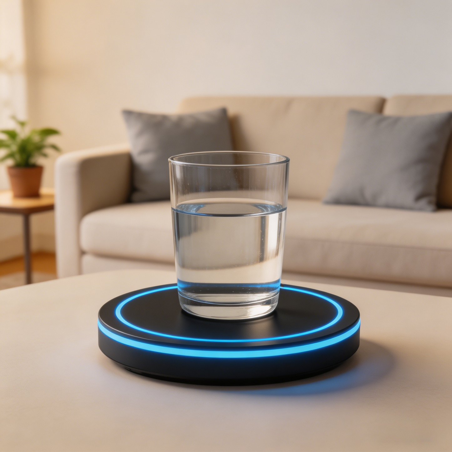 Smart LED Color-Changing Coaster – Your Stylish & Intelligent Drink Companion-CJP