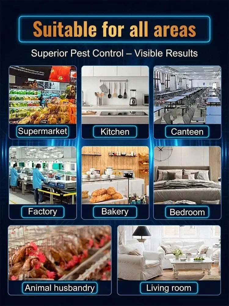 Fully automatic ultrasonic intelligent rodent and insect repellent