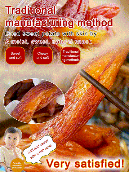 Soft and Sweet Skin-On Dried Sweet Potato