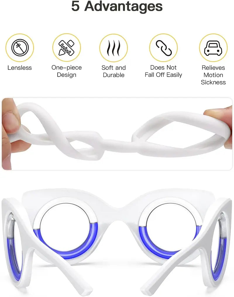 👀Portable Motion Sickness Glasses for Adults & Kids-OKN