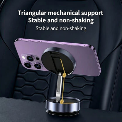 Vacuum Suction Magnetic Phone Mount | Car & Home Foldable Holder-CJP