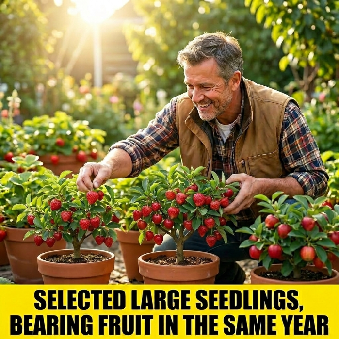 🍓 Sweet Strawberry Plant Kit - Everbearing Home Garden Variety-VIM