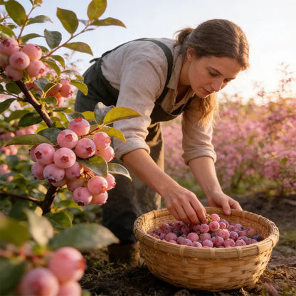 🔥50K+ SOLD!💟Premium Pink Blueberry Seeds🌱-😋A Uniquely Delightful Taste-YOY
