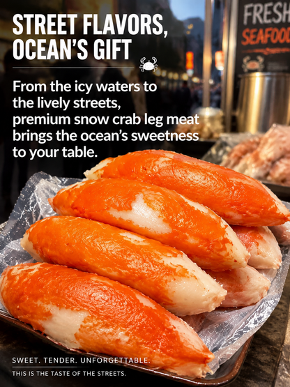 🦀High Protein Crab Leg Seafood Snack, Low Carb Friendly, Ready-to-Eat Ocean Flavor Treat