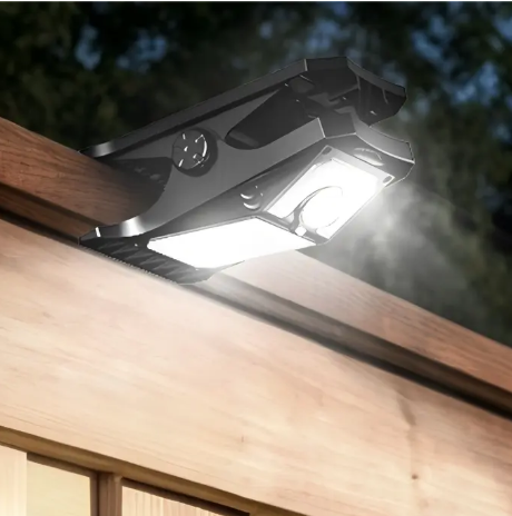 Upgraded Solar Clip Light - Motion Sensor Outdoor Camping & Garden Patio Light, Zero Electricity Cost-VEX