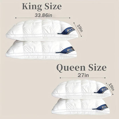 Luxury Hotel Quality Bed Pillow | Ultra Soft & Fluffy Support Pillow | Breathable Neck Support for Better Sleep-TTT