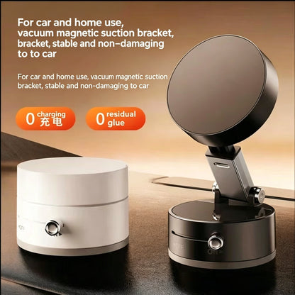 Vacuum Suction Magnetic Phone Mount | Car & Home Foldable Holder-CJP