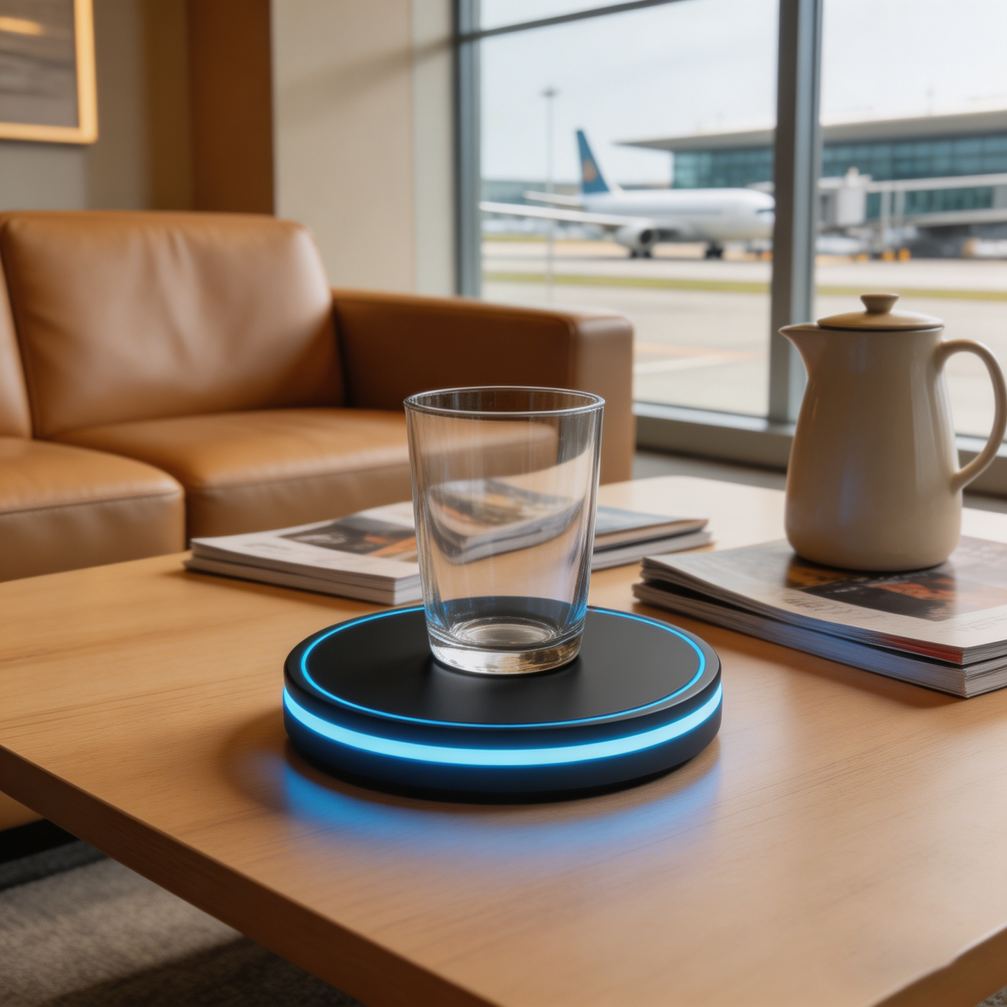 Smart LED Color-Changing Coaster – Your Stylish & Intelligent Drink Companion-CJP