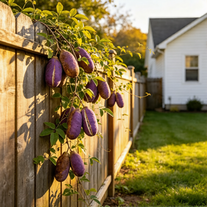 Rare Akebia Quinata Seeds - Grow Your Own Chocolate Vine with Sweet Purple Fruits.-XXS