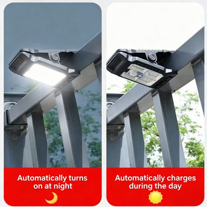 Upgraded Solar Clip Light - Motion Sensor Outdoor Camping & Garden Patio Light, Zero Electricity Cost-VEX