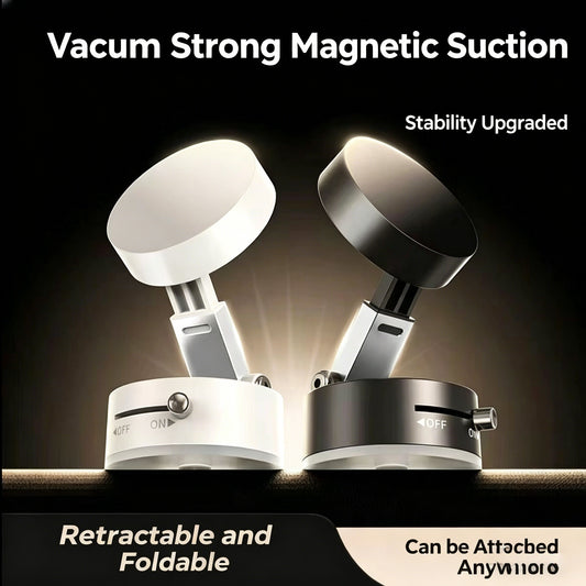 Vacuum Suction Magnetic Phone Mount | Car & Home Foldable Holder-CJP