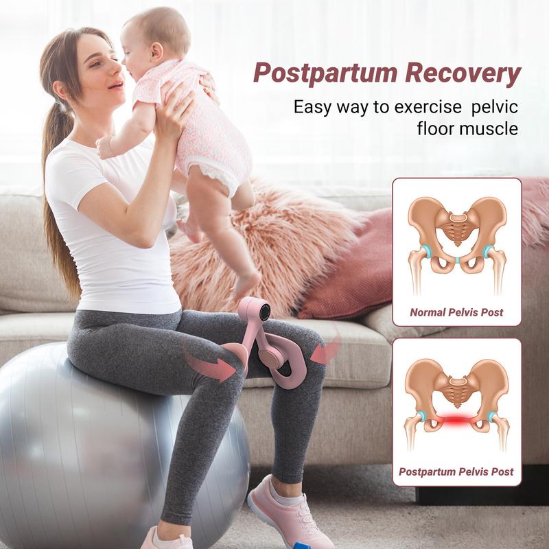 Multifunctional leg trainer – a postpartum pelvic floor muscle recovery and inner thigh exercise tool, suitable for home use.-VEX