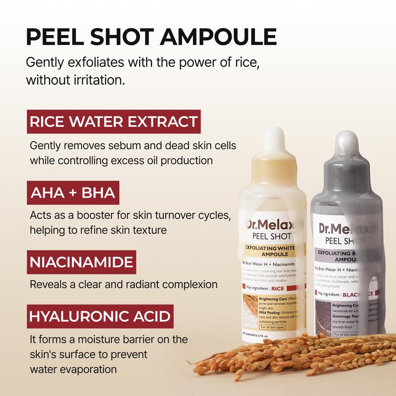 [Dr.Melaxin Official] 🍚 🍚 Solves 99% of skin problems🧴🧴 Your gentle yet powerful exfoliating product!-VEX