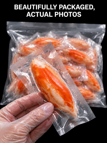 🦀High Protein Crab Leg Seafood Snack, Low Carb Friendly, Ready-to-Eat Ocean Flavor Treat