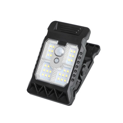 Upgraded Solar Clip Light - Motion Sensor Outdoor Camping & Garden Patio Light, Zero Electricity Cost-VEX
