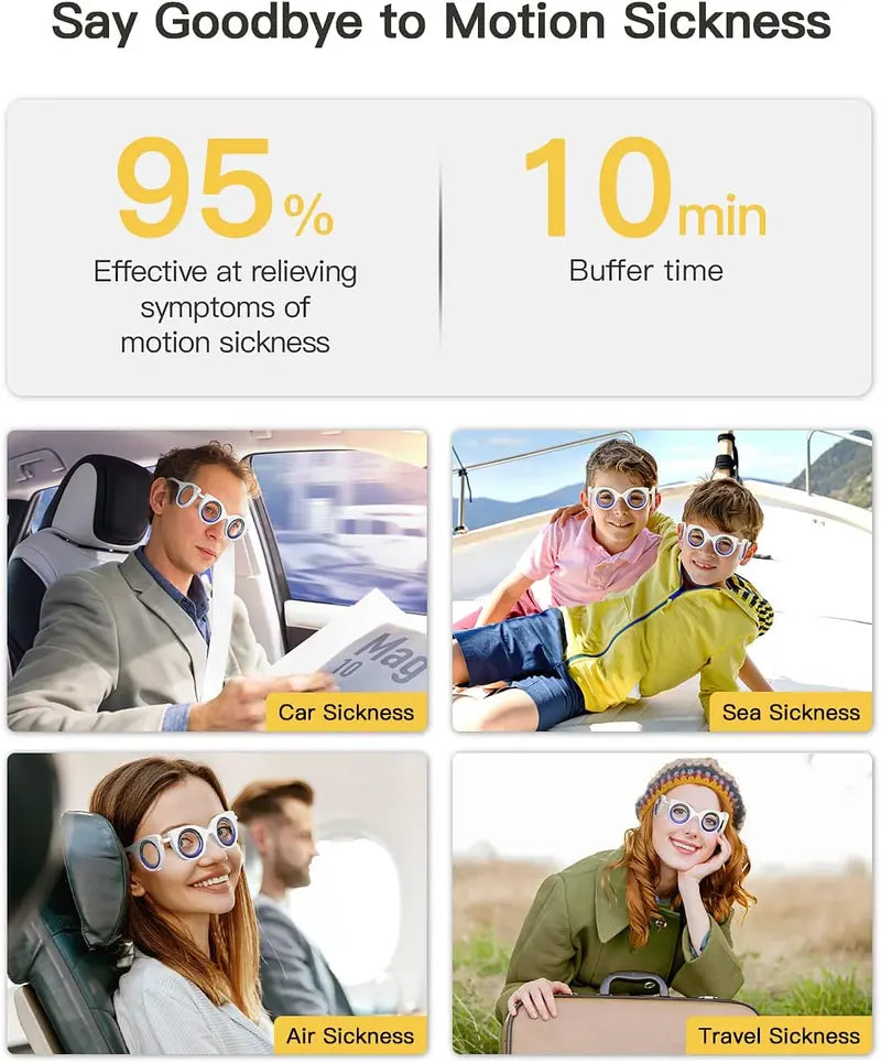 👀Portable Motion Sickness Glasses for Adults & Kids-OKN