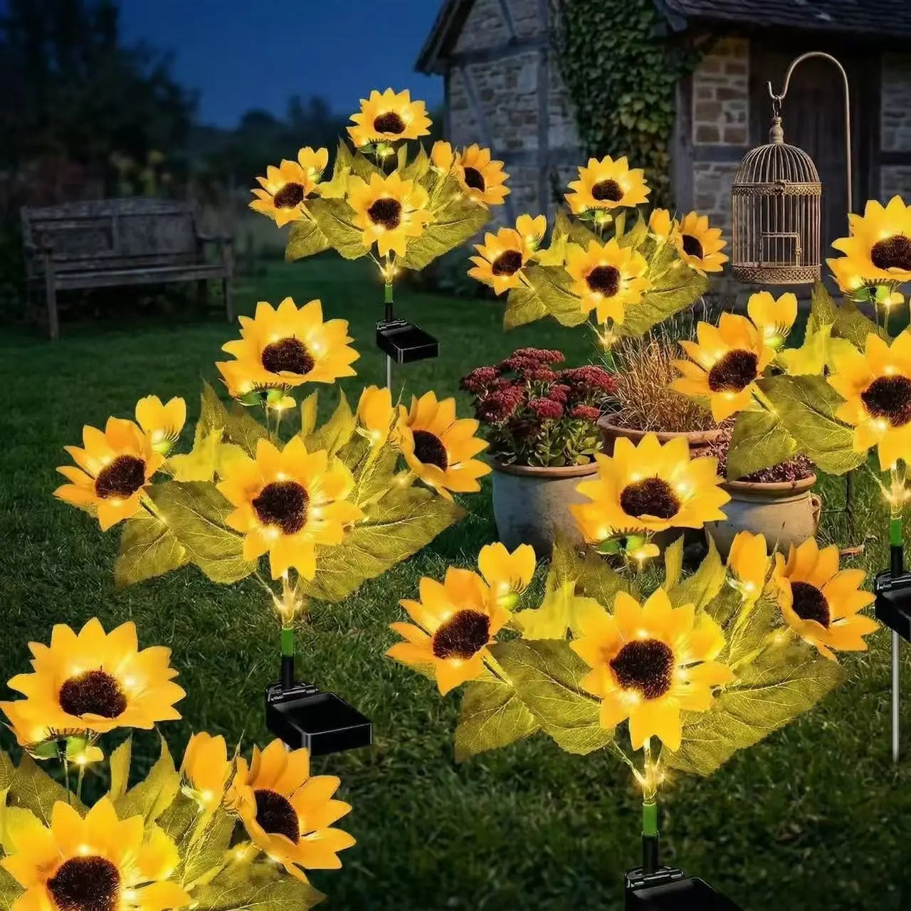 3 heads - 4 flower