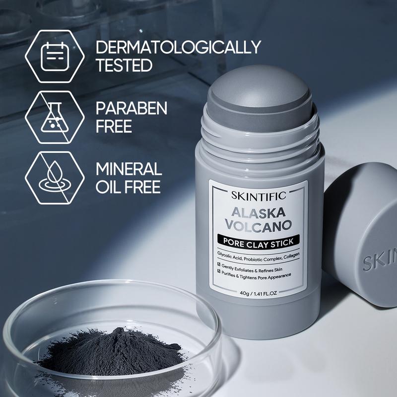 Alaska Volcano Pore Clay Stick | Deep Cleansing Blackhead Remover | Oil Control & Pore Minimizing Mask-TTT