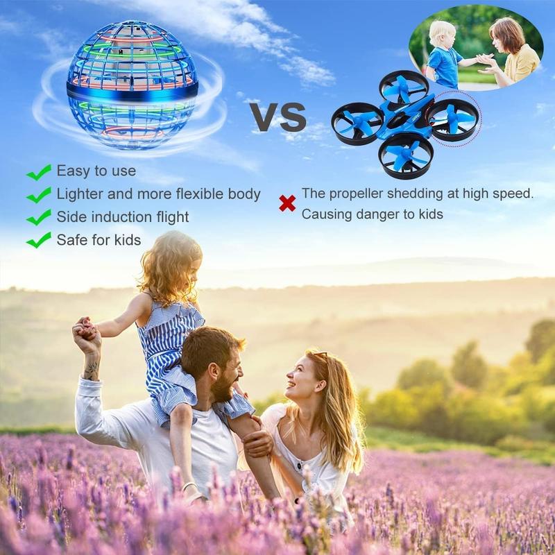 Magic Flying Orb 🚀 | LED Hover Boomerang Ball | USB Rechargeable Spinner Toy(Gifts for children)-YOY