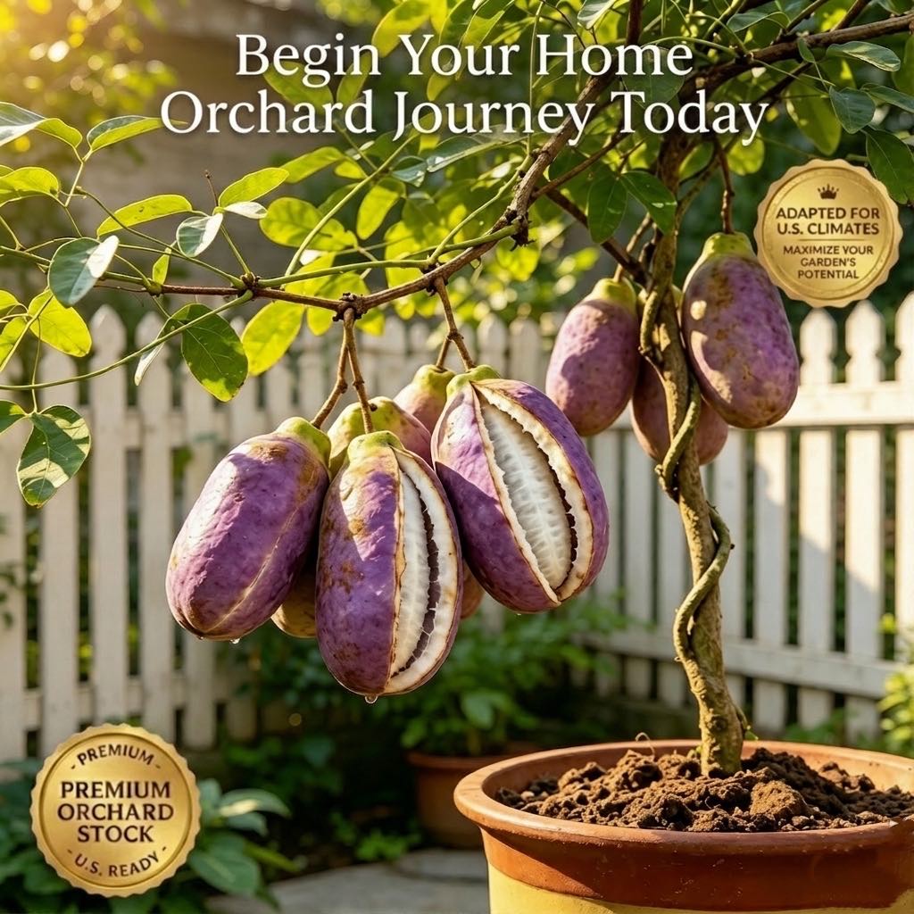 Rare Akebia Quinata Seeds - Grow Your Own Chocolate Vine with Sweet Purple Fruits.-XXS