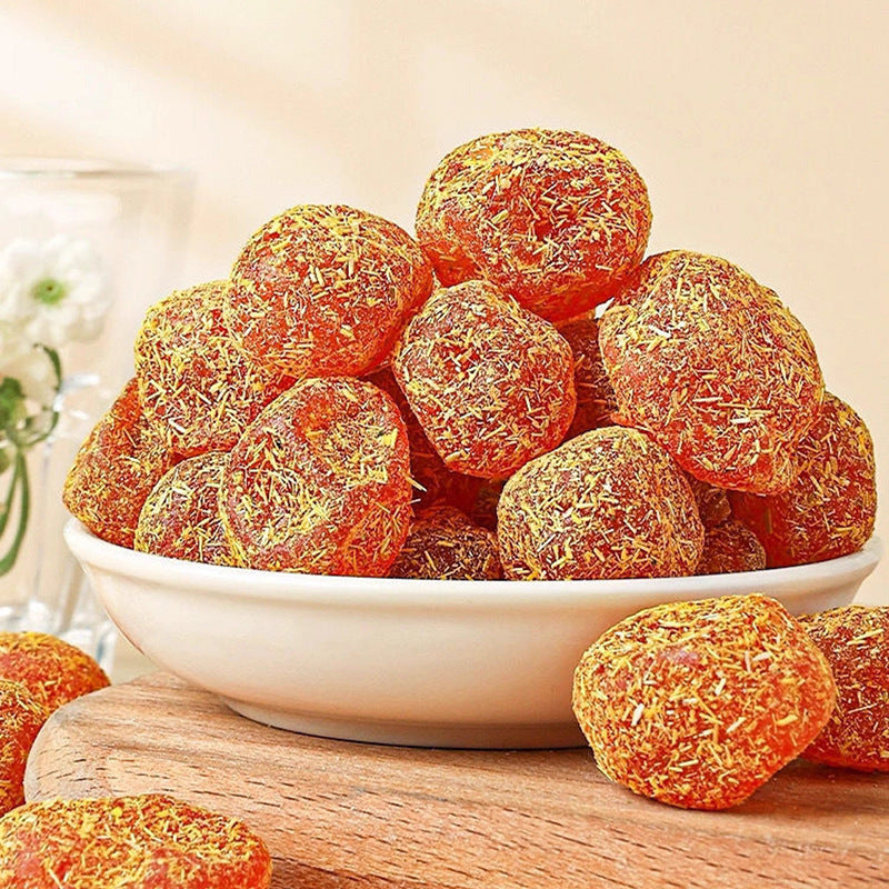 Premium Preserved Kumquat with Licorice - Natural Throat Comfort Snack,  100% Real Fruit.-XXS