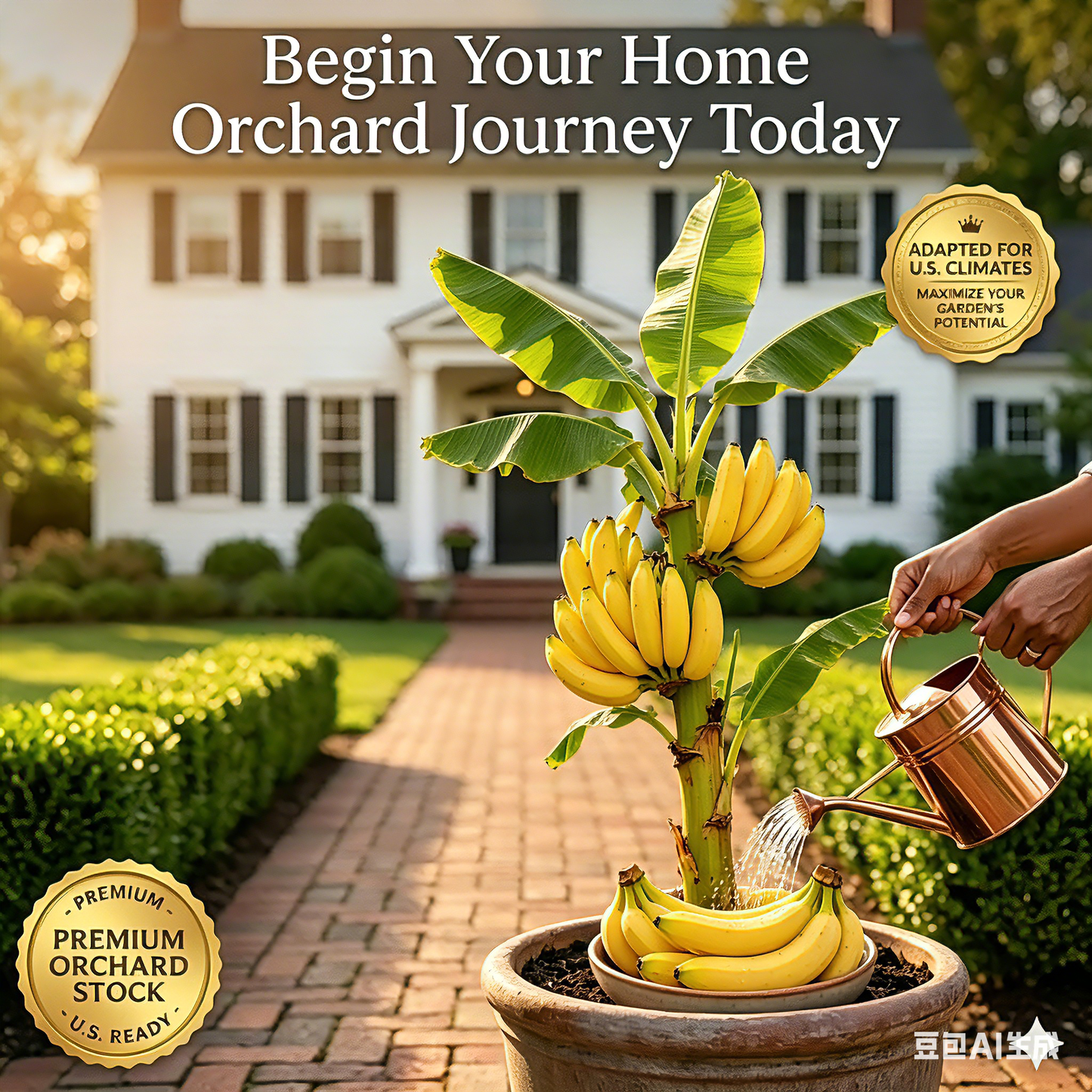 U.S.-Adapted Banana Tree – Harvest Fresh Fruit In Your Own Backyard-SUY