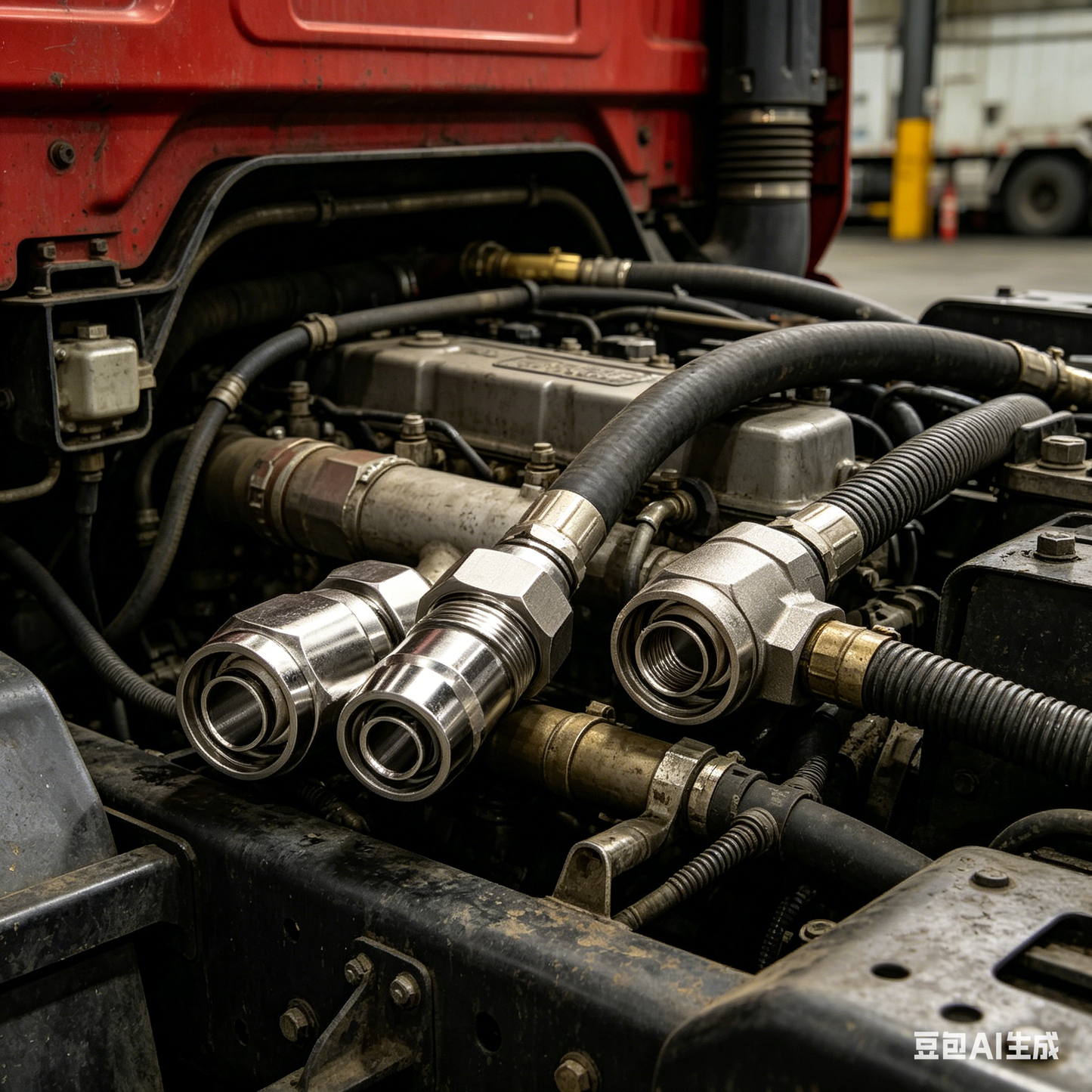 Radiant 4-16mm Heavy Duty Truck Air Line Push-to-Connect Fittings-SUY