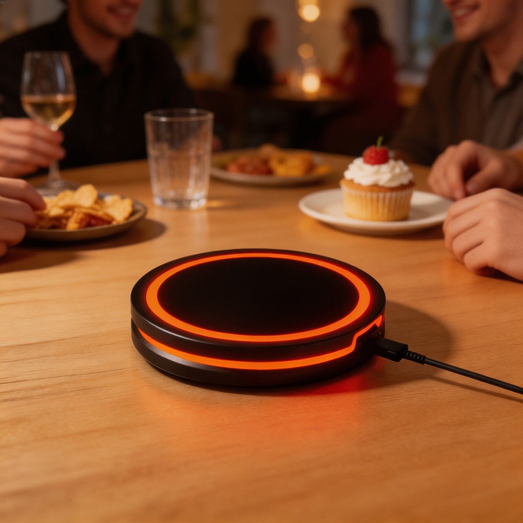 Smart LED Color-Changing Coaster – Your Stylish & Intelligent Drink Companion-CJP