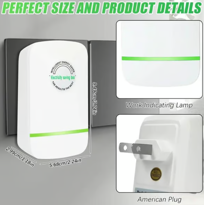Smart Home Energy Saving Device, Plug-in Power Saver for Household Appliances.-XXS