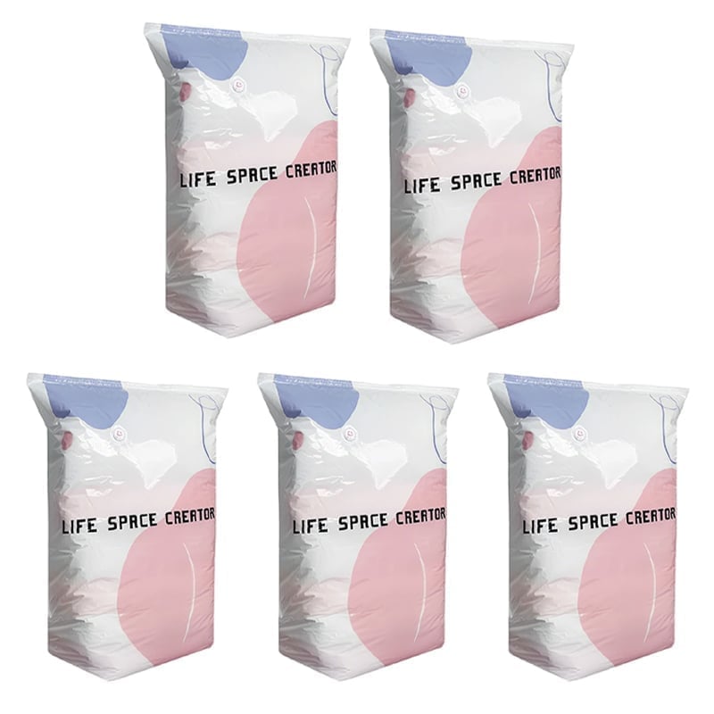 No-Pump Vacuum Storage Compression Bags