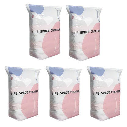 No-Pump Vacuum Storage Compression Bags