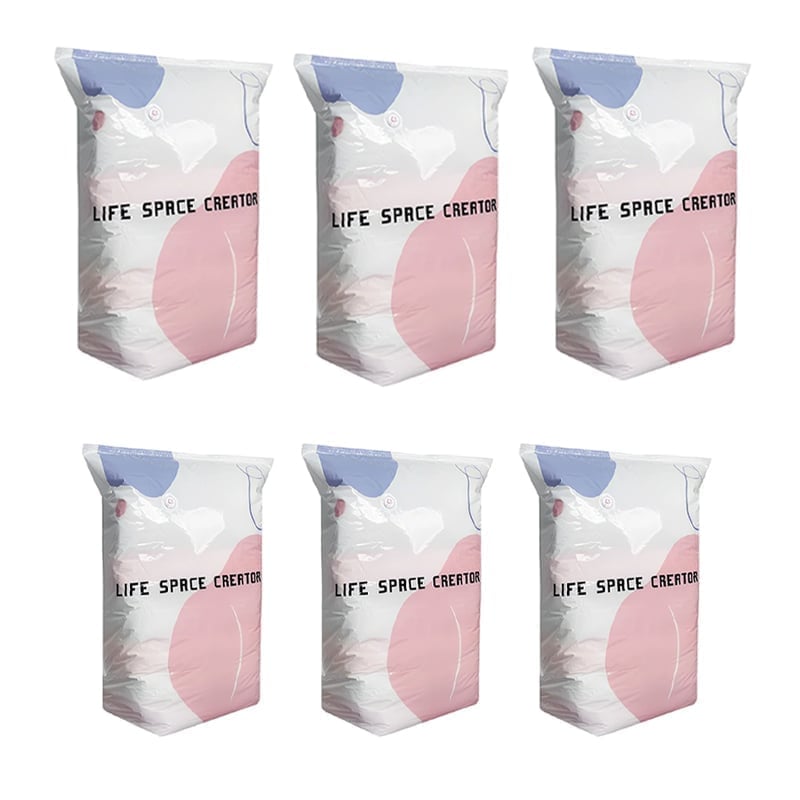 No-Pump Vacuum Storage Compression Bags