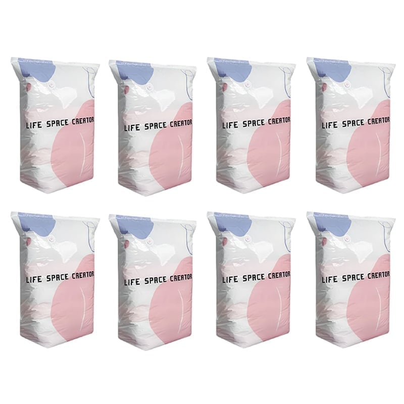 No-Pump Vacuum Storage Compression Bags