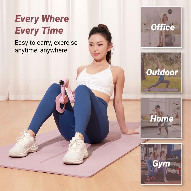 Multifunctional leg trainer – a postpartum pelvic floor muscle recovery and inner thigh exercise tool, suitable for home use.-VEX