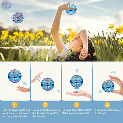 Magic Flying Orb 🚀 | LED Hover Boomerang Ball | USB Rechargeable Spinner Toy(Gifts for children)-YOY