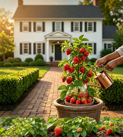 🍓 Sweet Strawberry Plant Kit - Everbearing Home Garden Variety-VIM